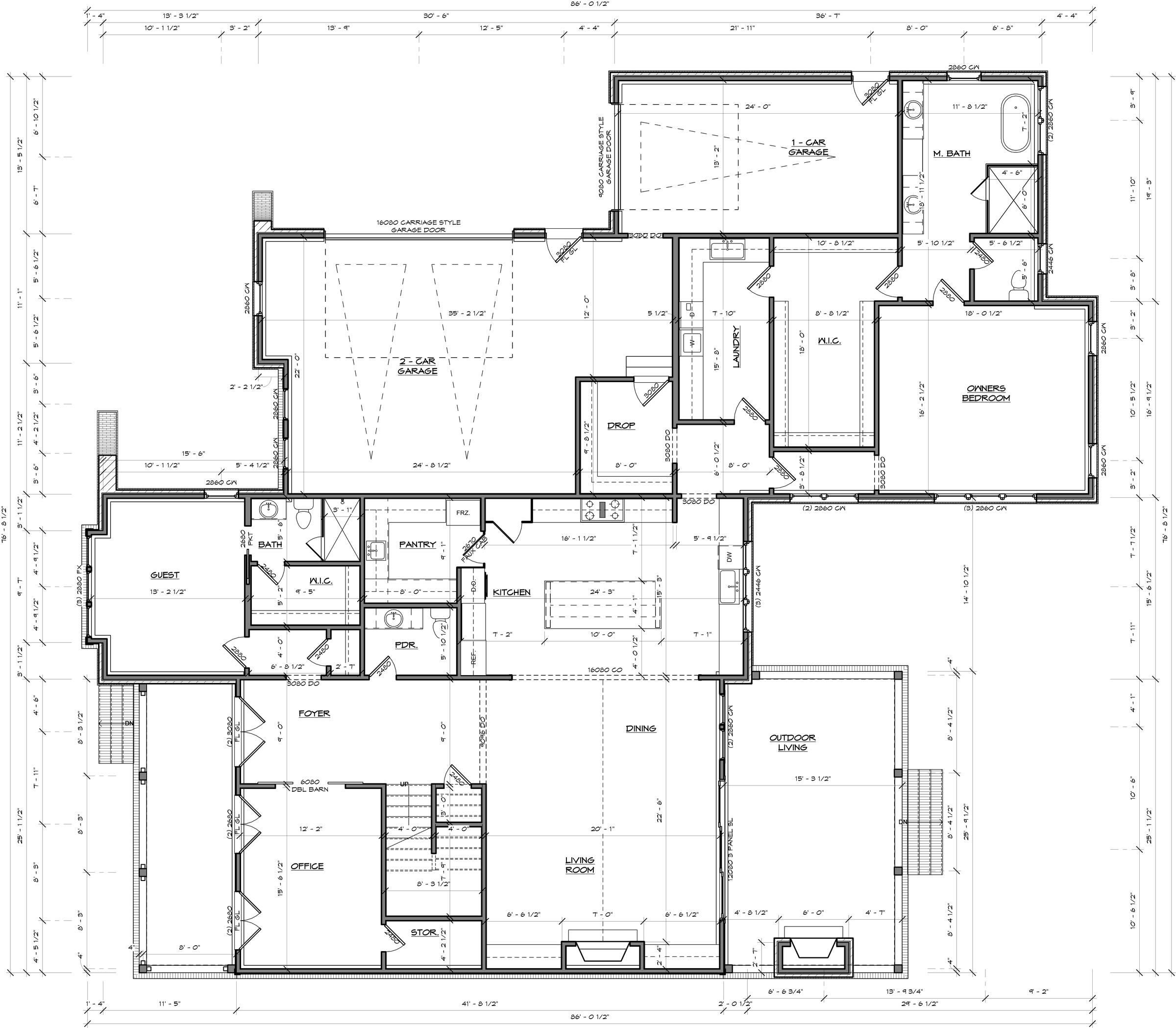 Willow First Floor floor plan