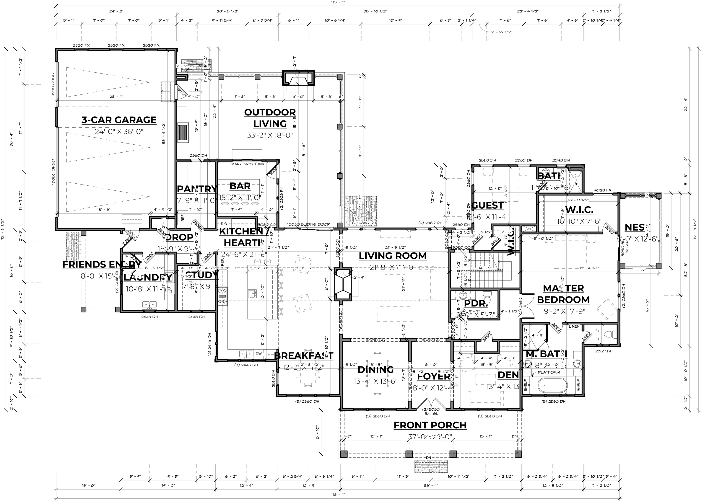 Cedar First Floor floor plan