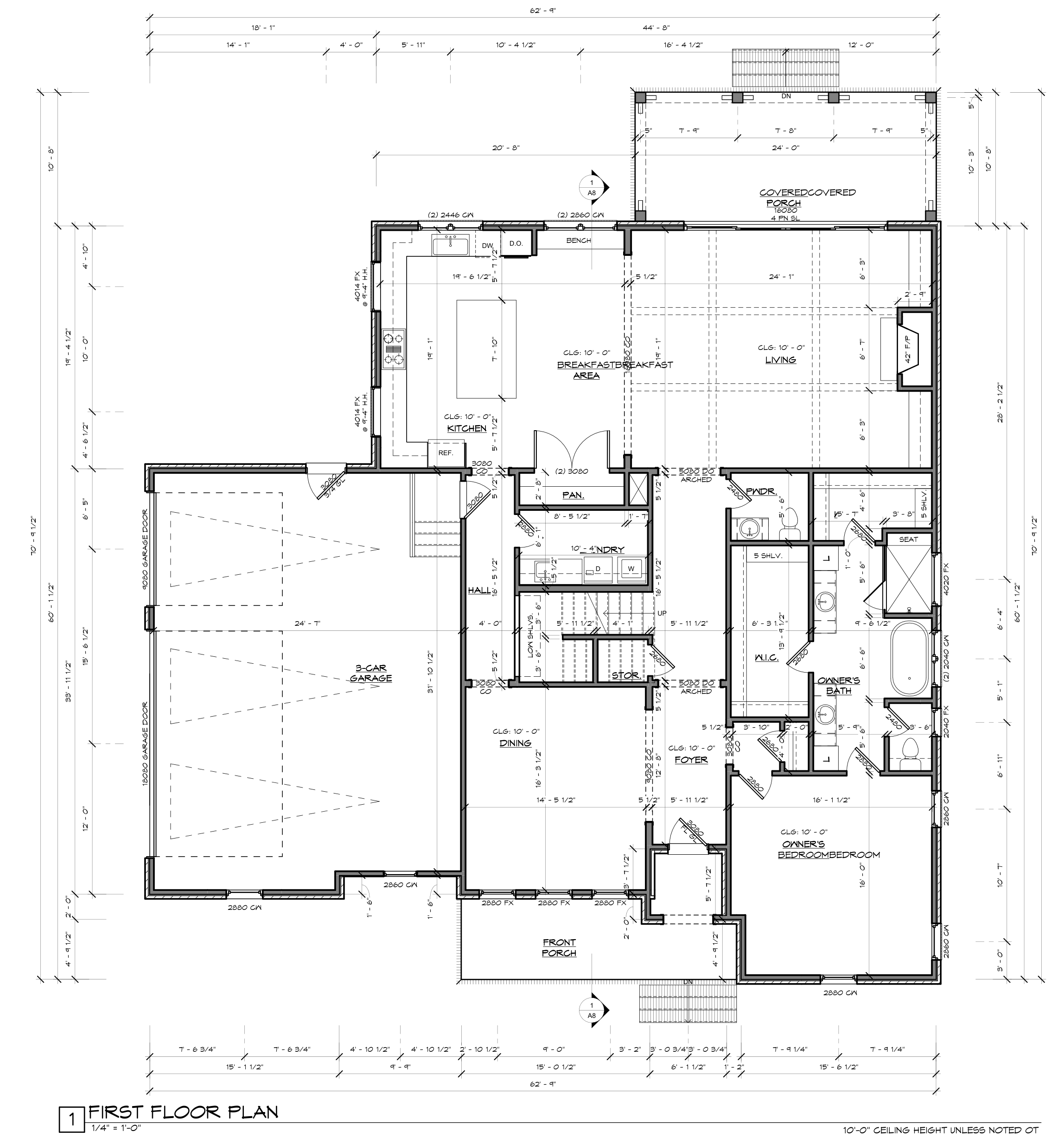 Spruce B first floor plan
