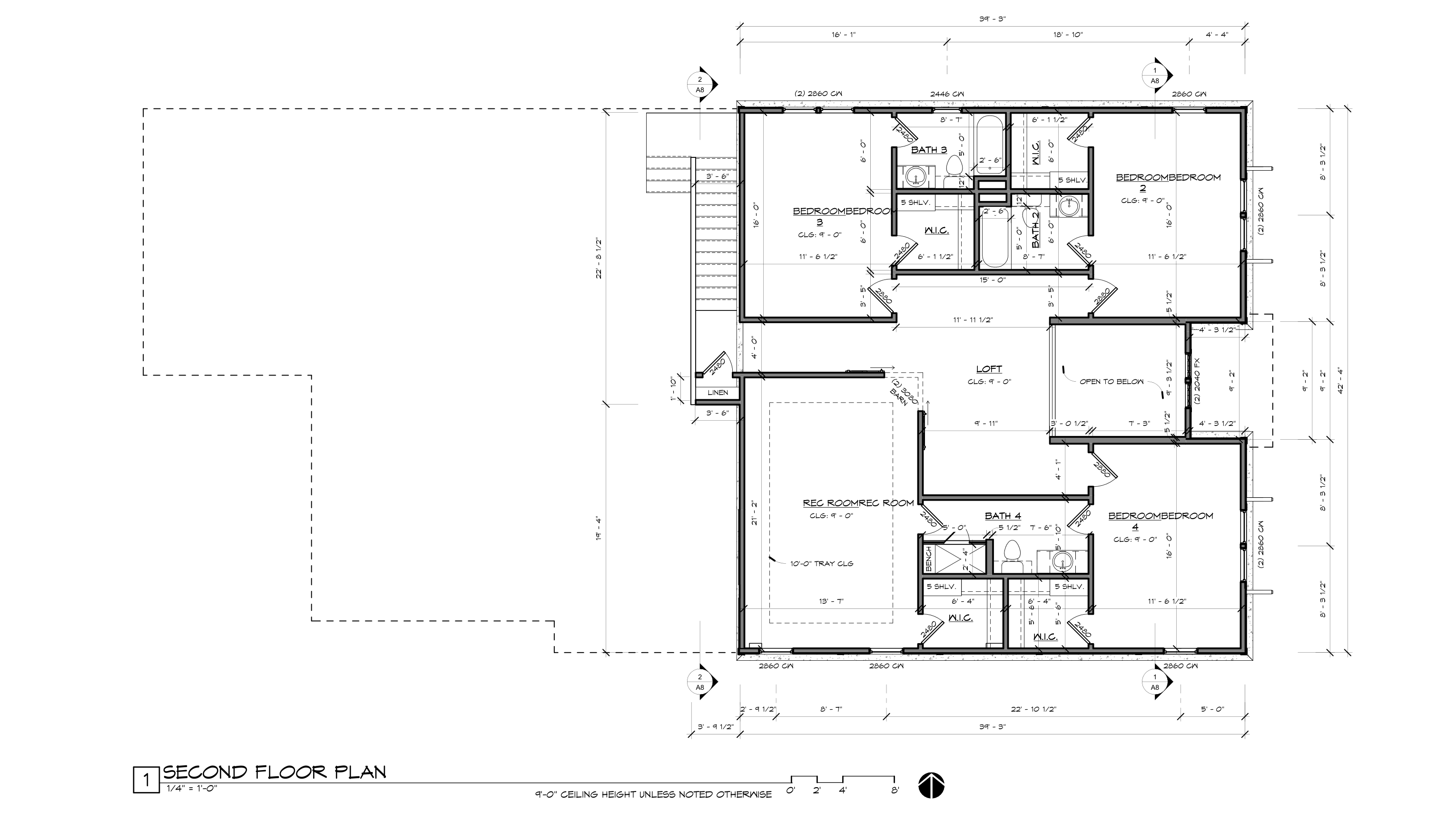 Magnolia B second floor plan